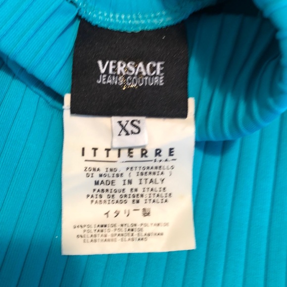 Versace jeans couture XS/ Mint! Fits XS- Medium - Picture 5 of 5